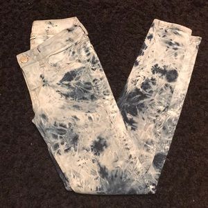 American Eagle tie dye jegging